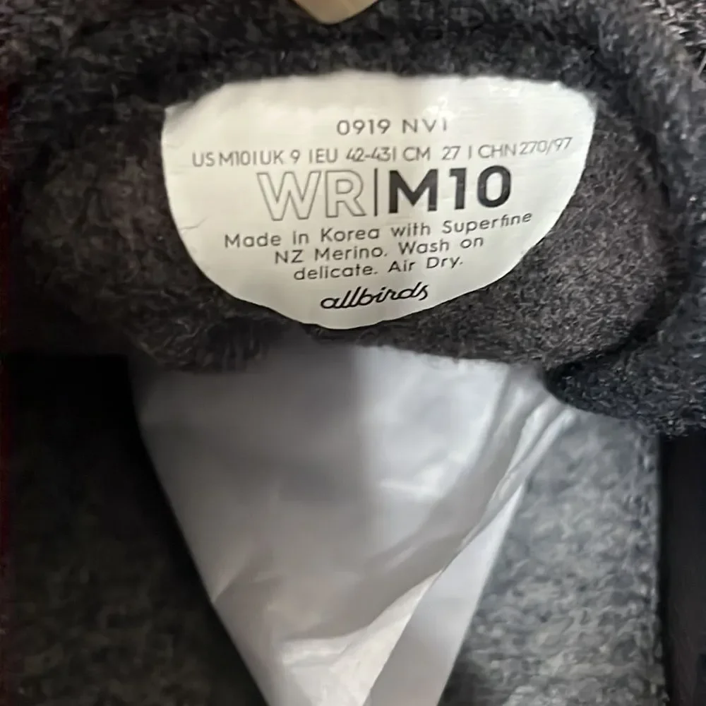 Allbirds Men's Wool Runners Size 10